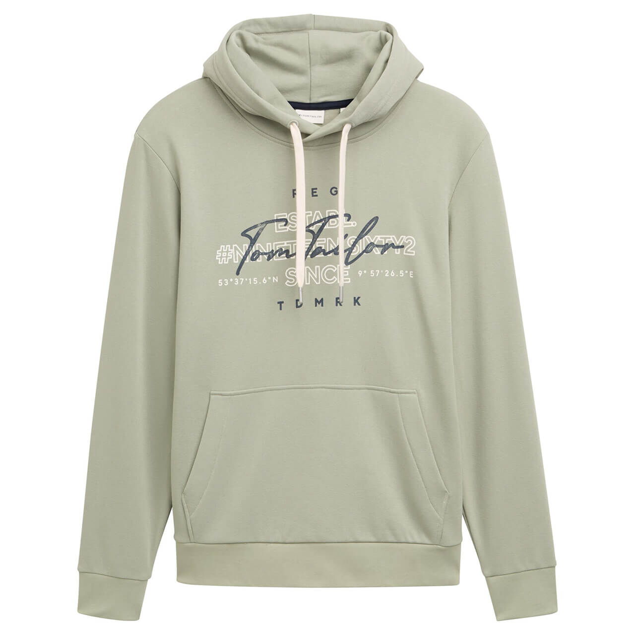 Tom Tailor Herren Hoodie Sweatshirt grass green printed Tom Tailor Herren Hoodie Sweatshirt grass green printed