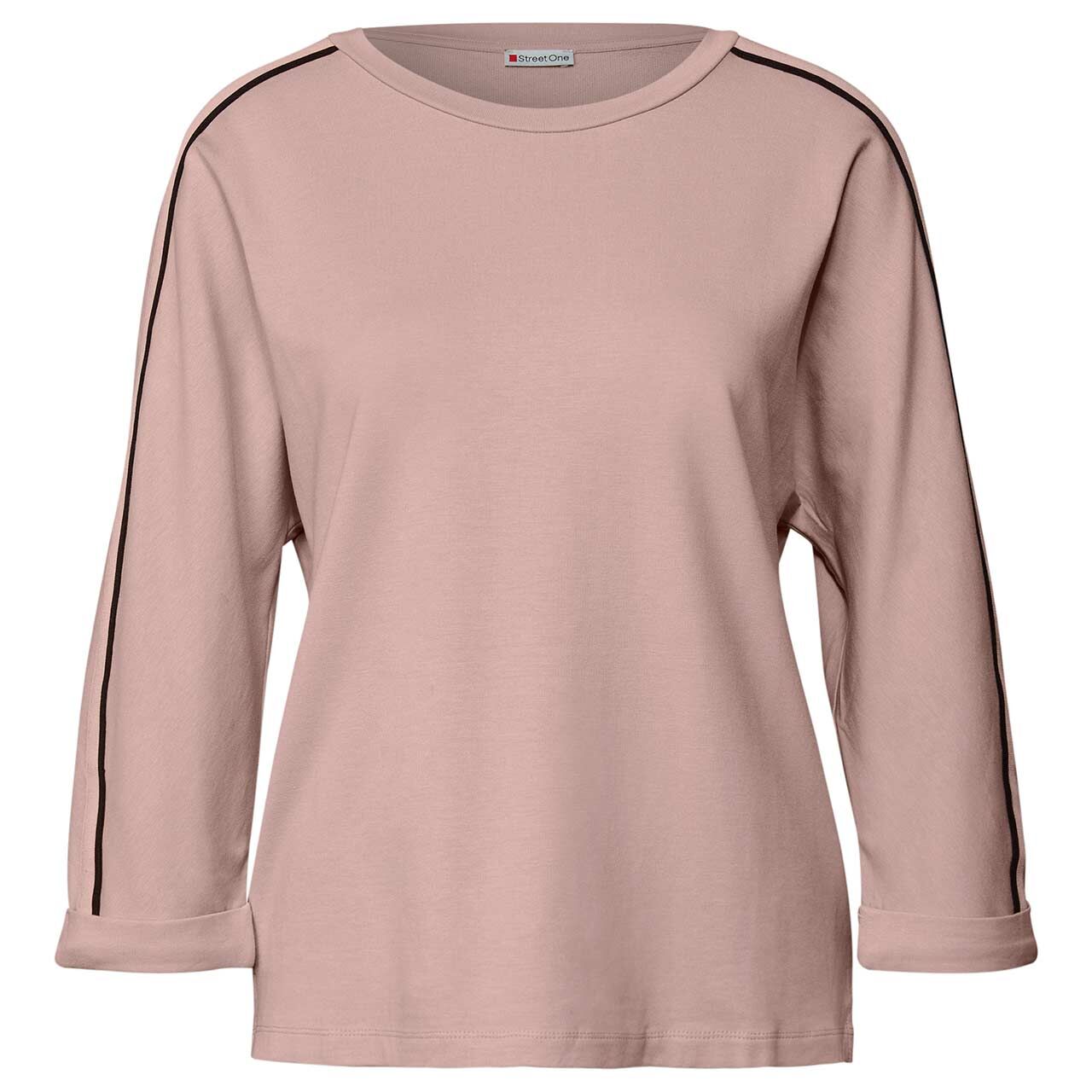 Street One Damen 3/4 Arm Shirt Deco Tape faded rose