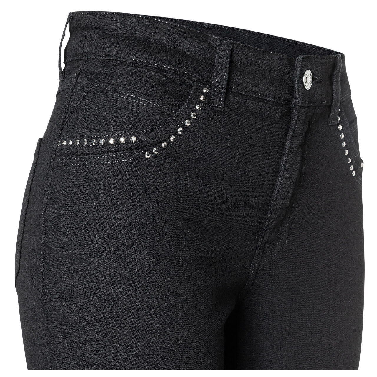 MAC Mel Jeans Strass black glitter
