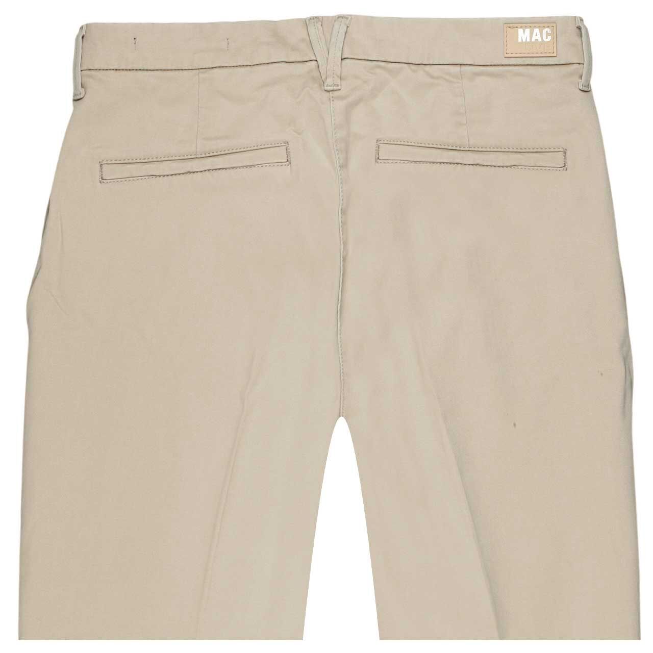 Damenhose Chino von MAC in Beige, detaillierte Rückansicht