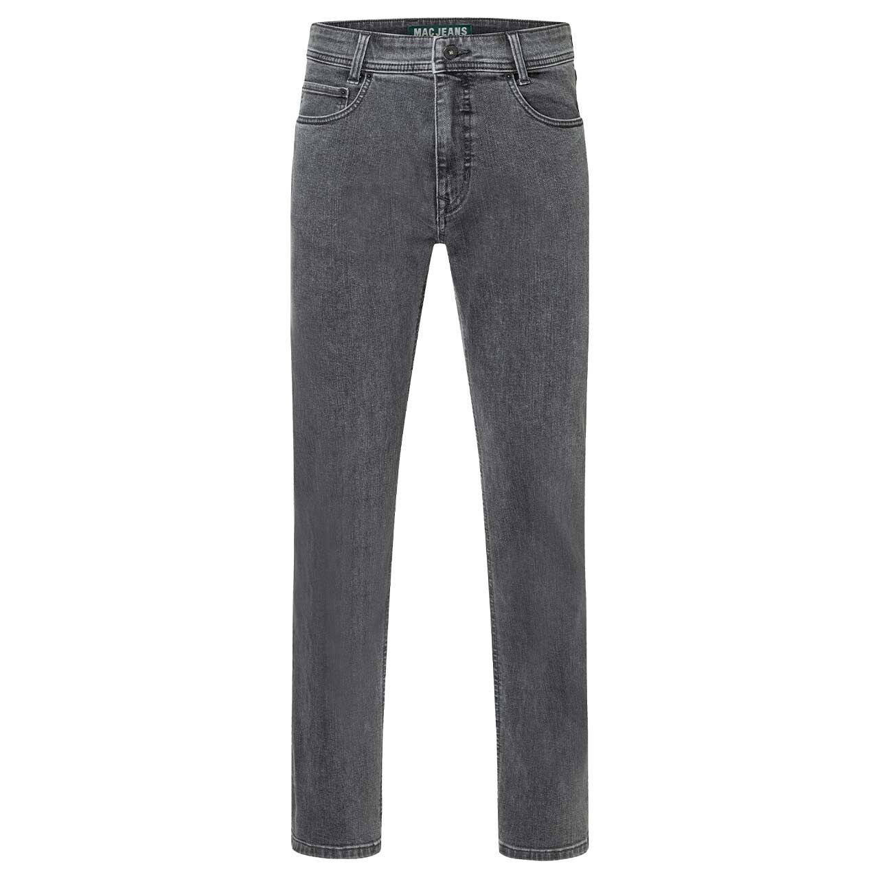 Stretch Herrenjeans Arne von MAC in Grau angewaschen, Vorderansicht