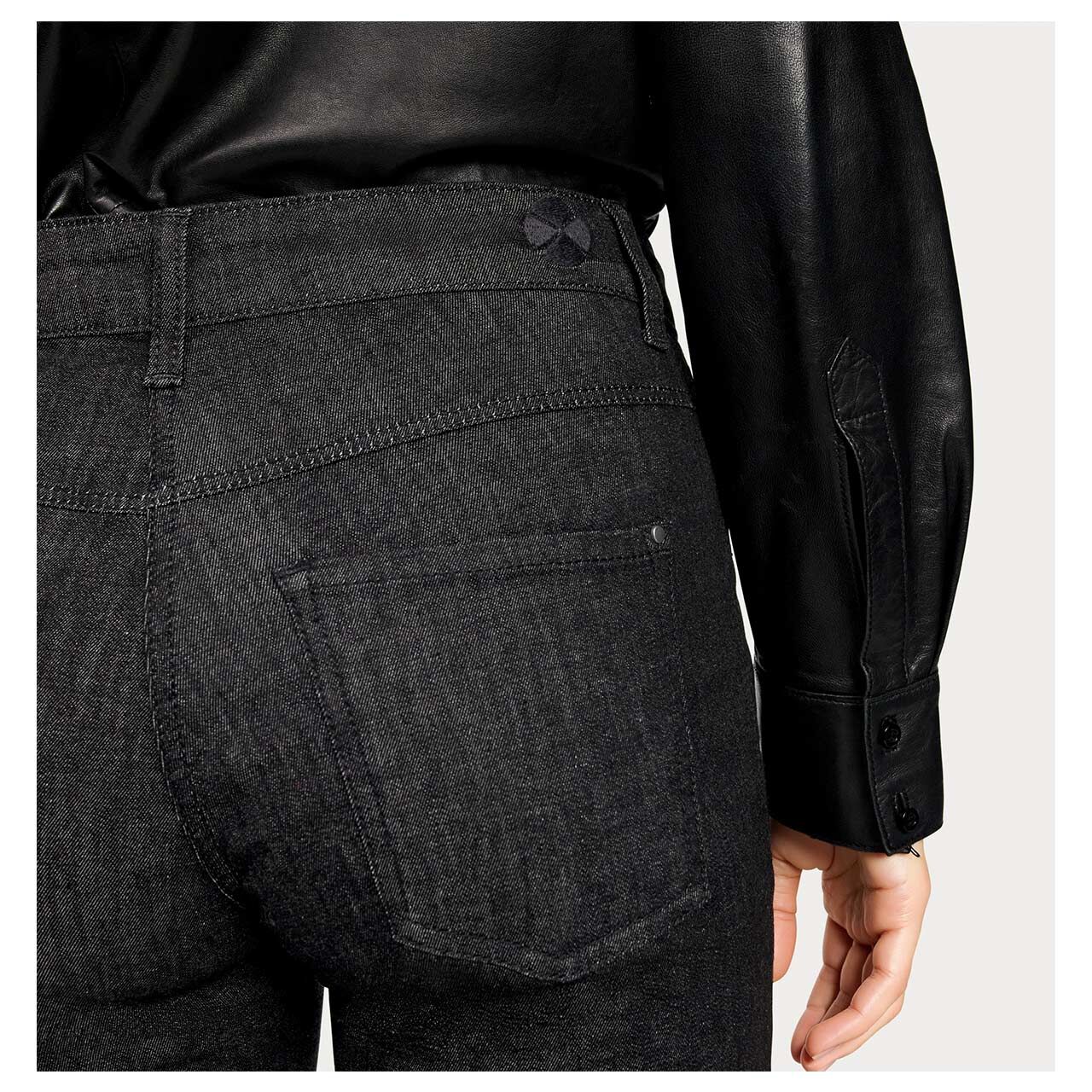 MAC Dream Cropped Ankle Jeans fashion rinsed black authentic