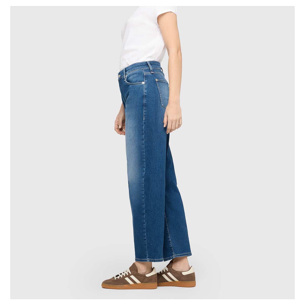 MAC Danni Ankle Jeans mid blue authentic chlor