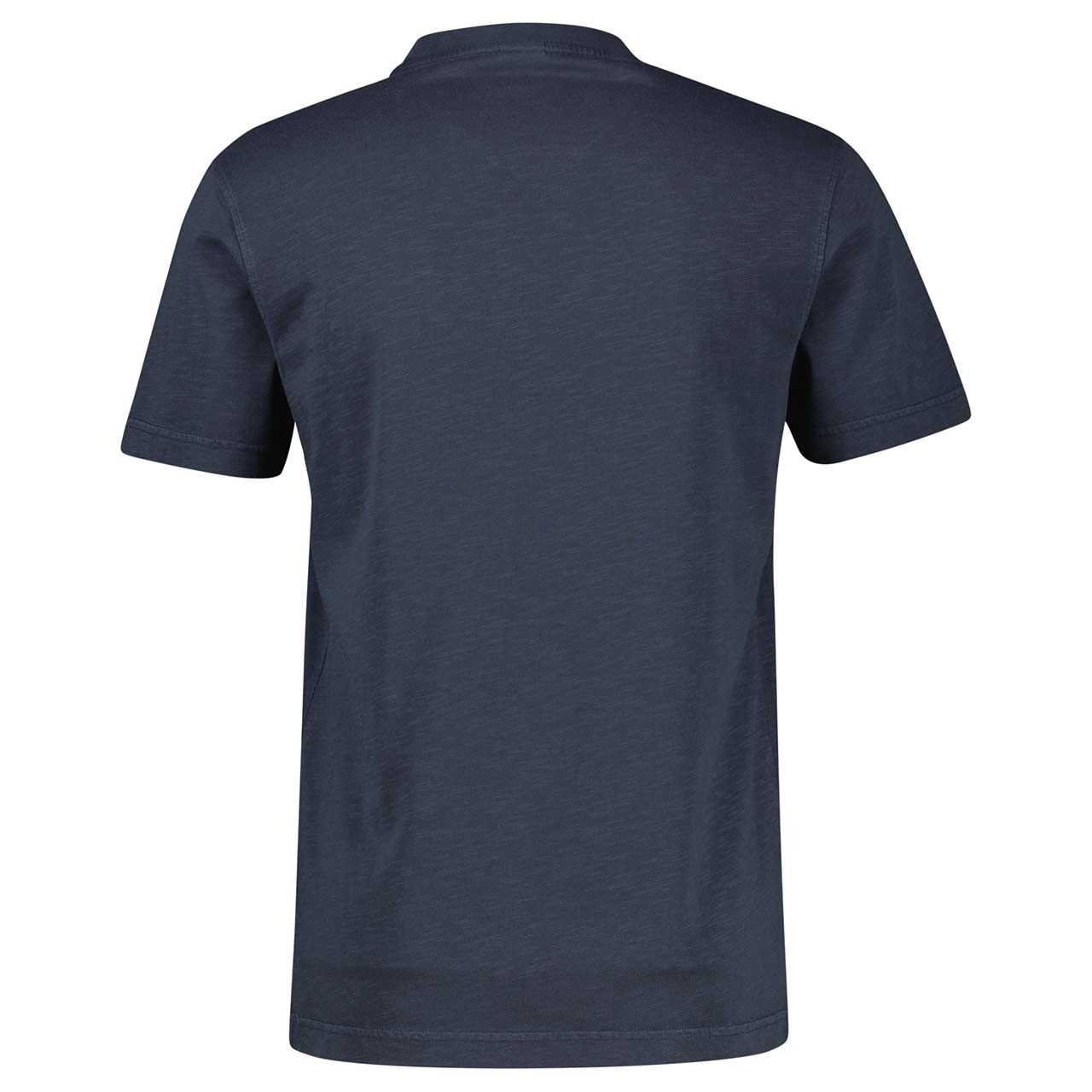 Herren T-Shirt von Lerros in Dunkelblau meliert, Rückansicht