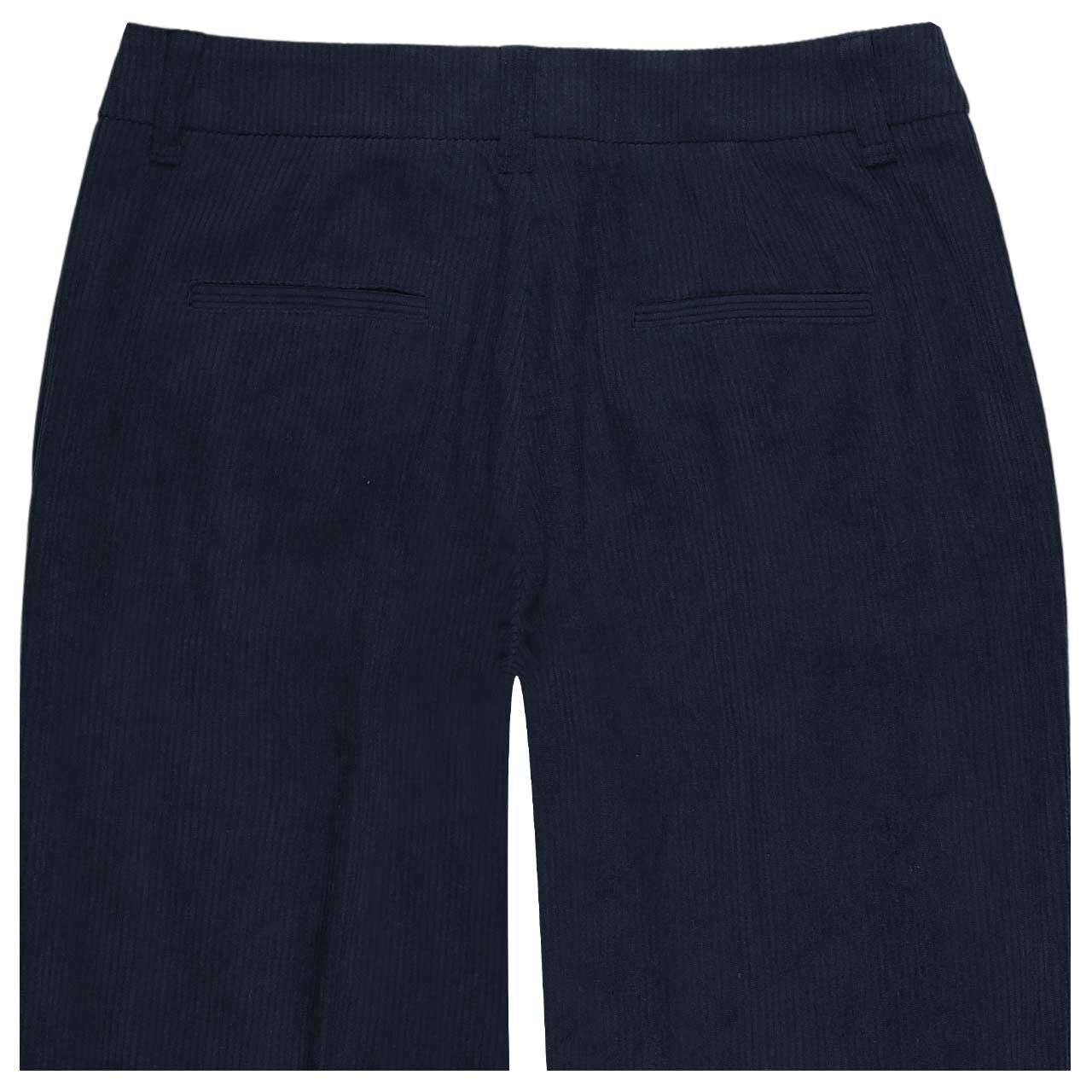 Damen Cordhose Judy von Blue Fire in Dunkelblau, detaillierte Rückansicht
