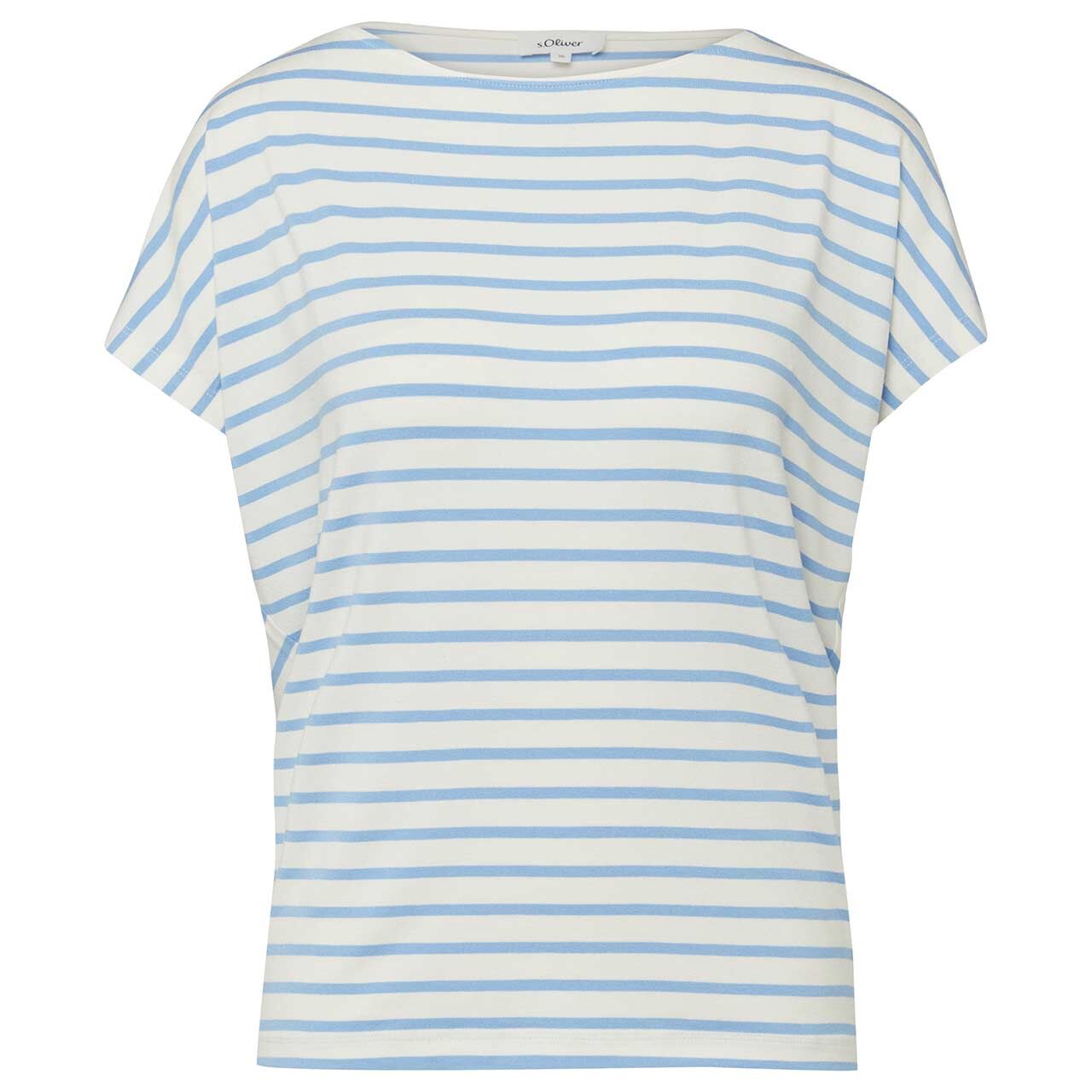 s.Oliver Damen T-Shirt powder blue stripes