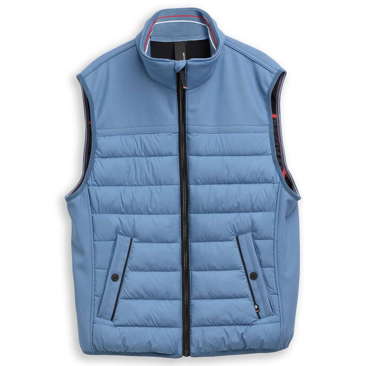 Tom Tailor Herren Weste Hybrid Vest marine blue