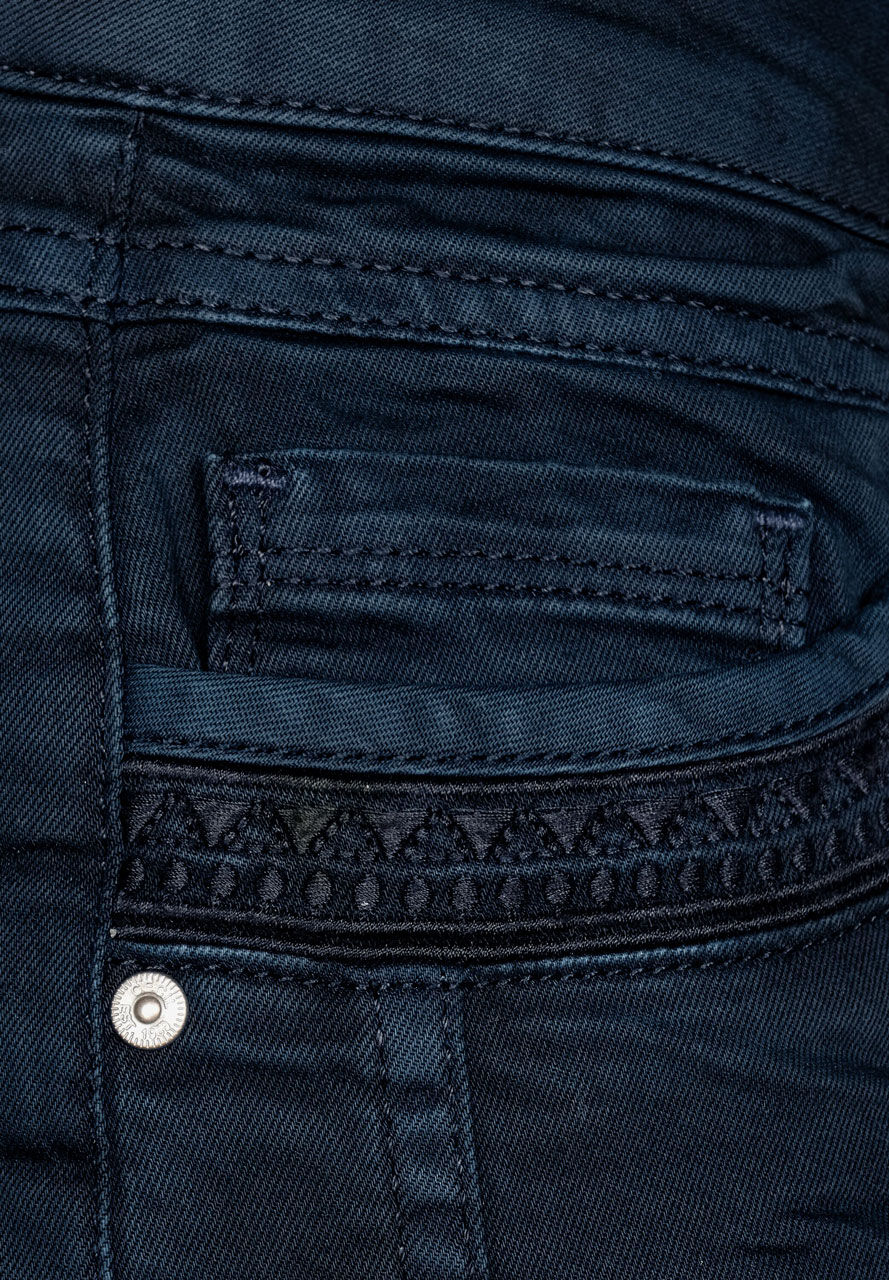 Cecil Jeans New York Shorts für Damen in Dunkelblau, FarbNr.: 10128