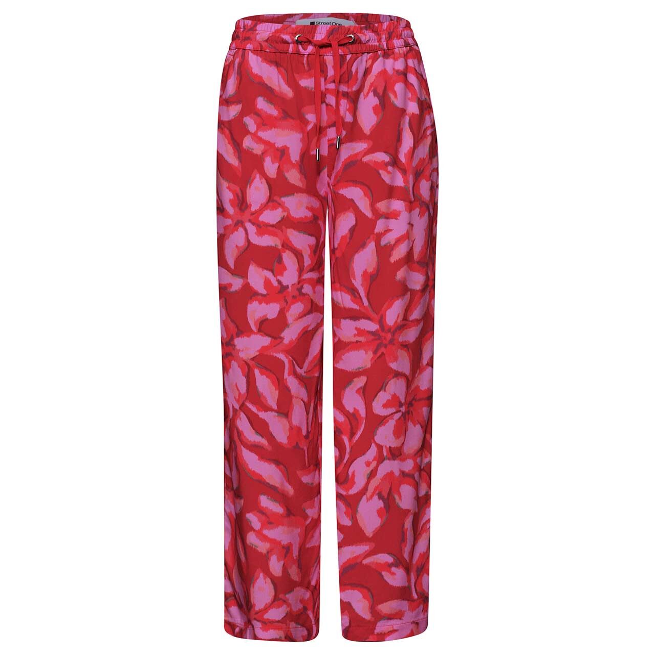 Street One Emee Wide Leg 7/8 Hose salsa red