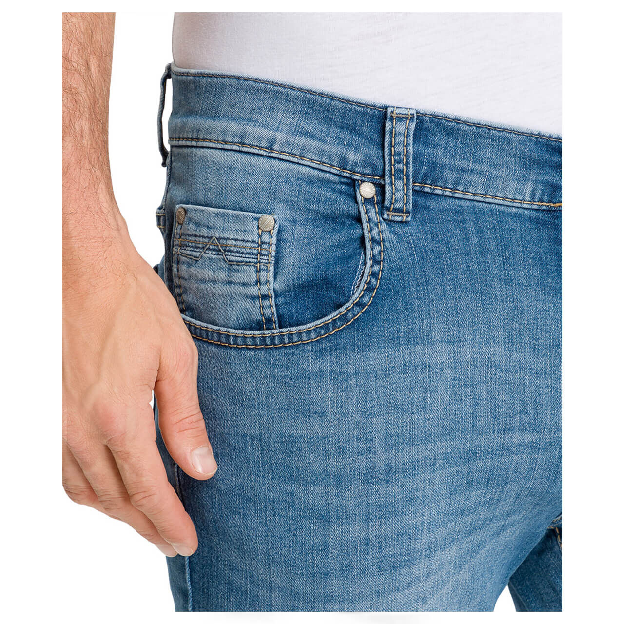 Pioneer Rando Jeans Megaflex light blue used buffies Pioneer Rando Jeans Megaflex light blue used buffies