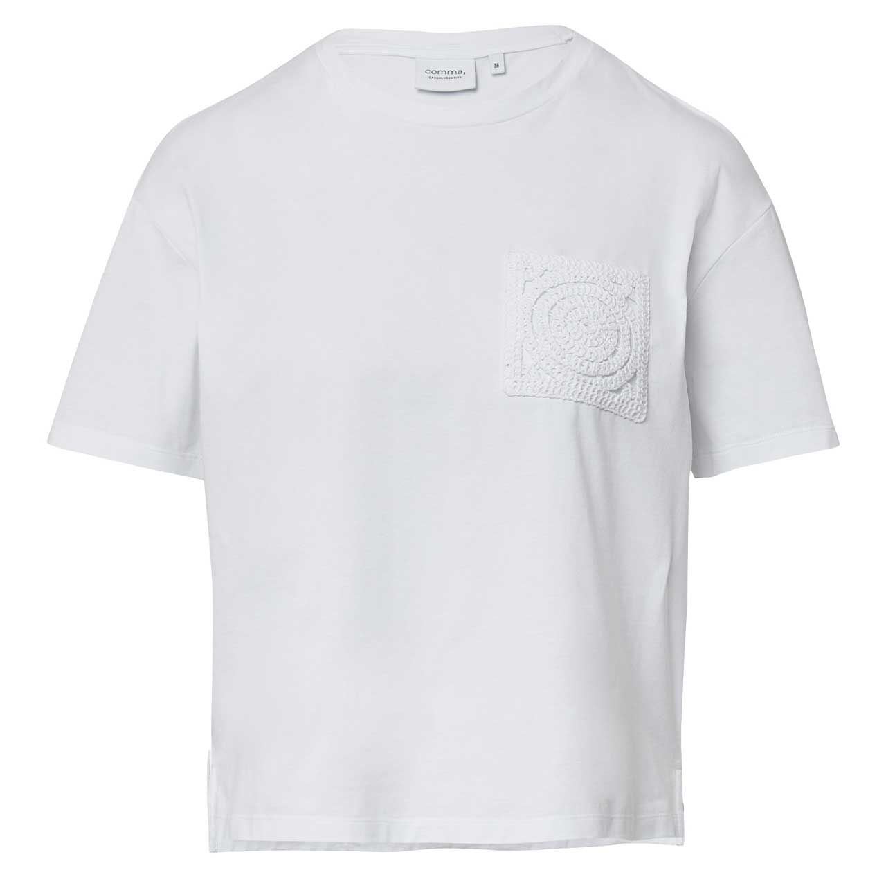 Comma Damen T-Shirt white 
