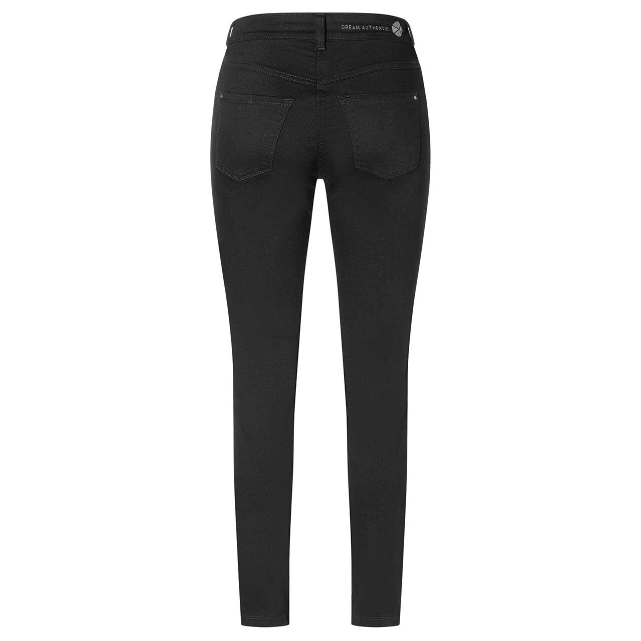 Damenjeans Dream Skinny von MAC in Schwarz mit Glitzer, Rückansicht