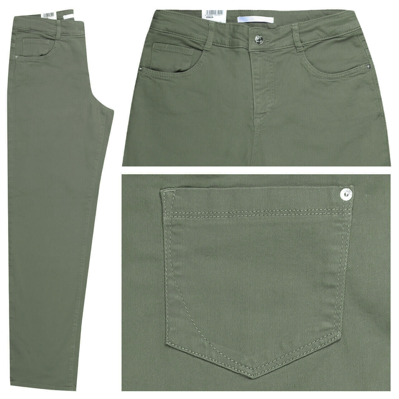 MAC Gracia Jeans light army green