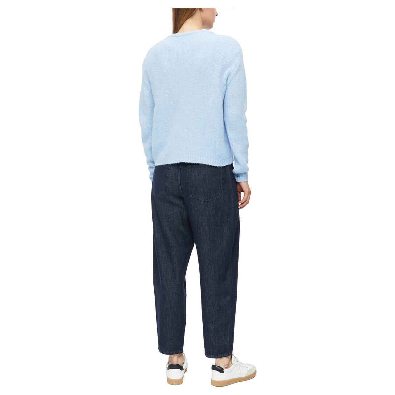 Damen Strickjacke von s.Oliver in Hellblau, Rückansicht am Model