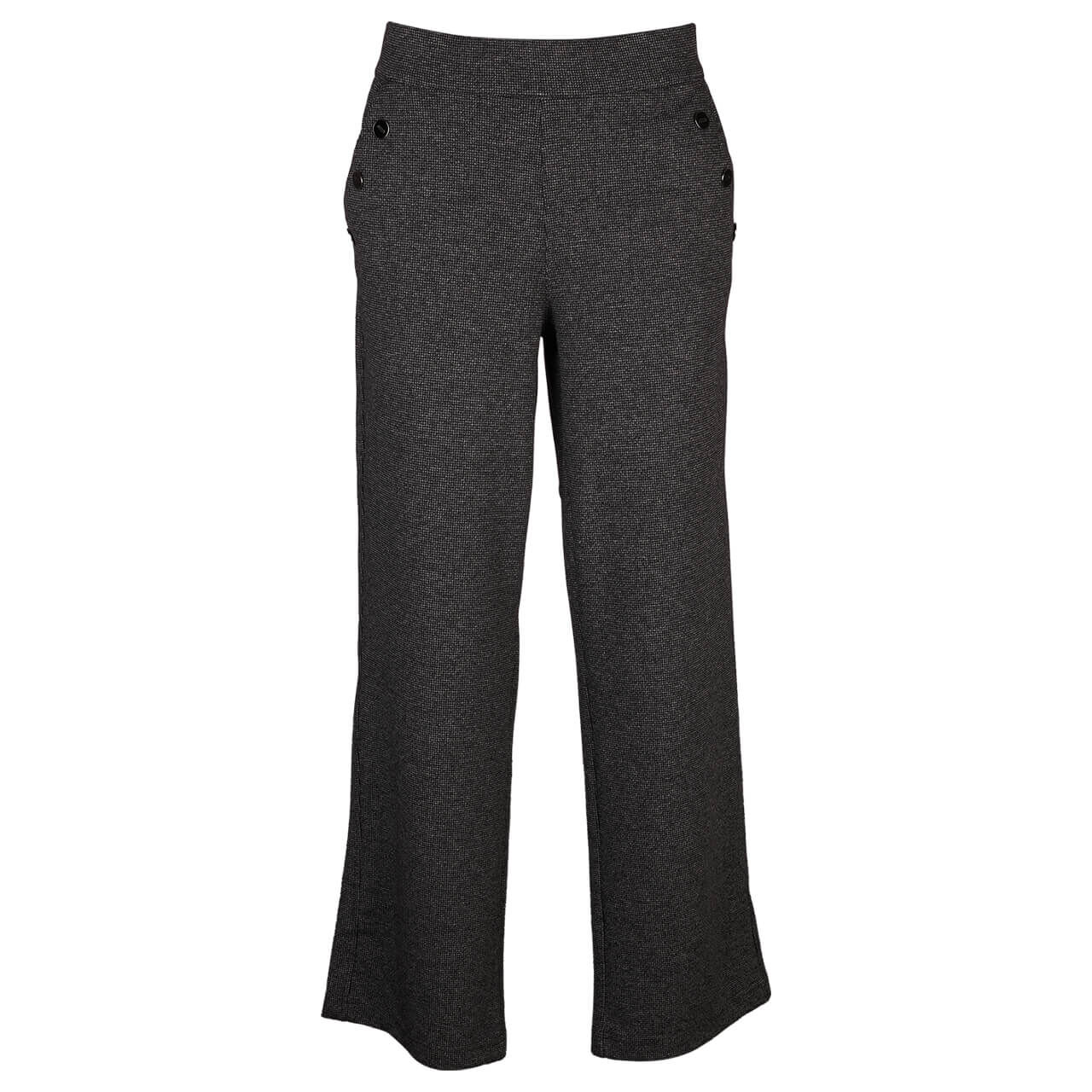 Street One Straight Leg Hose charcoal grey melange 