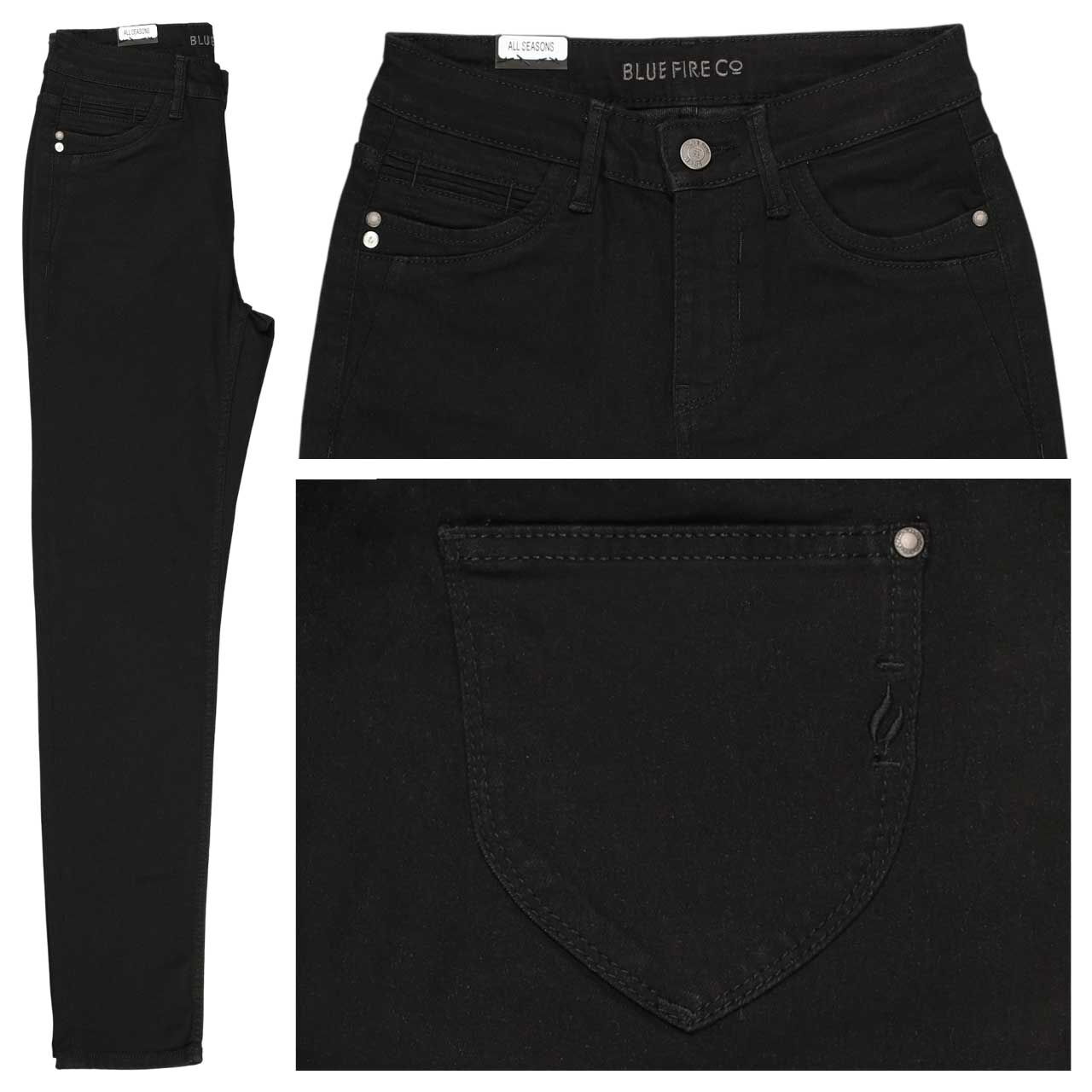Blue Fire Nancy Jeans deep black