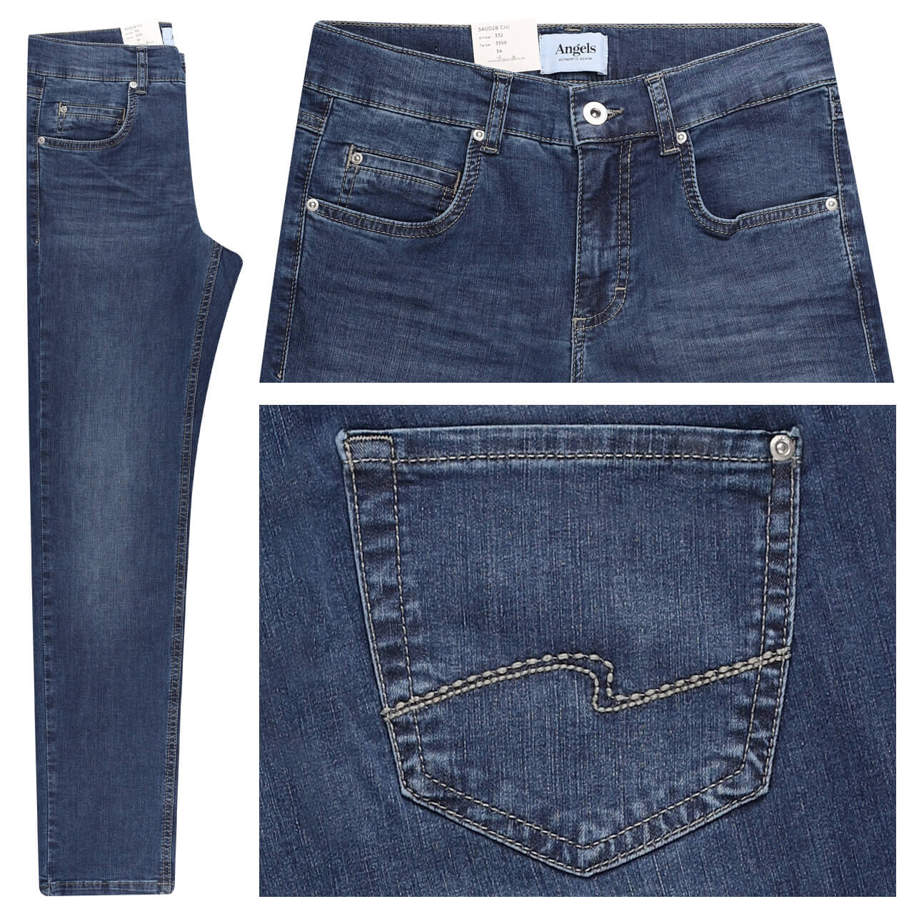 Angels Cici Jeans old washed used light one Angels Cici Jeans old washed used light one