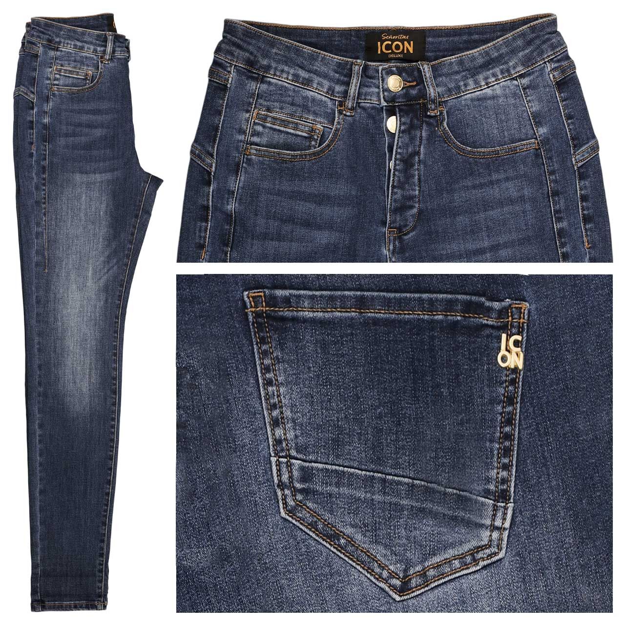 Senoritas ICON Cosmopolitan Jeans daily mid blue