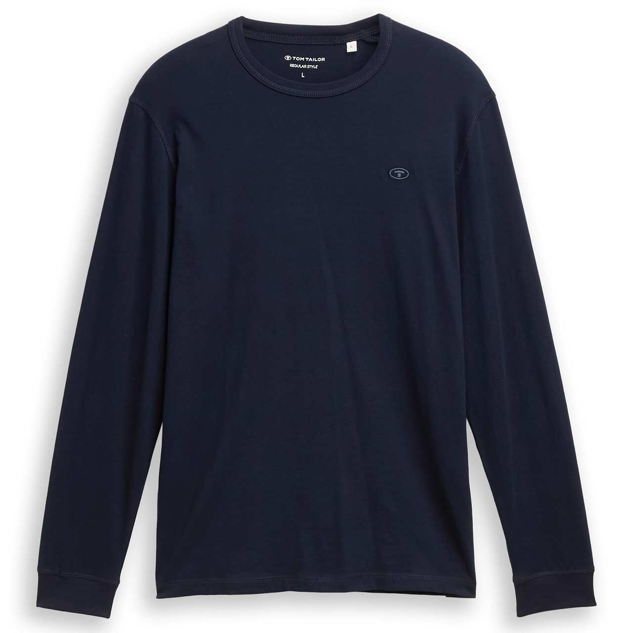 Tom Tailor Herren Langarm Shirt classic sky captain blue