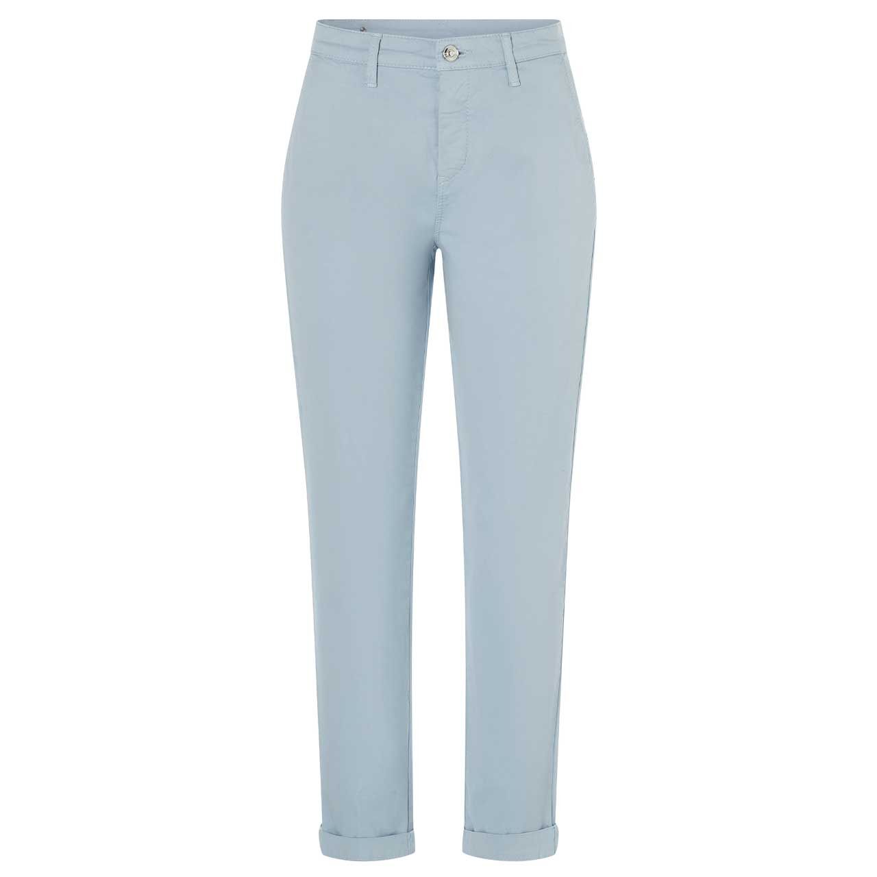 Damenhose Chino von MAC in Hellblau, Vorderansicht