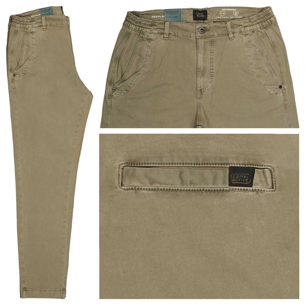 Camel active Houston Baumwollhose deep olive