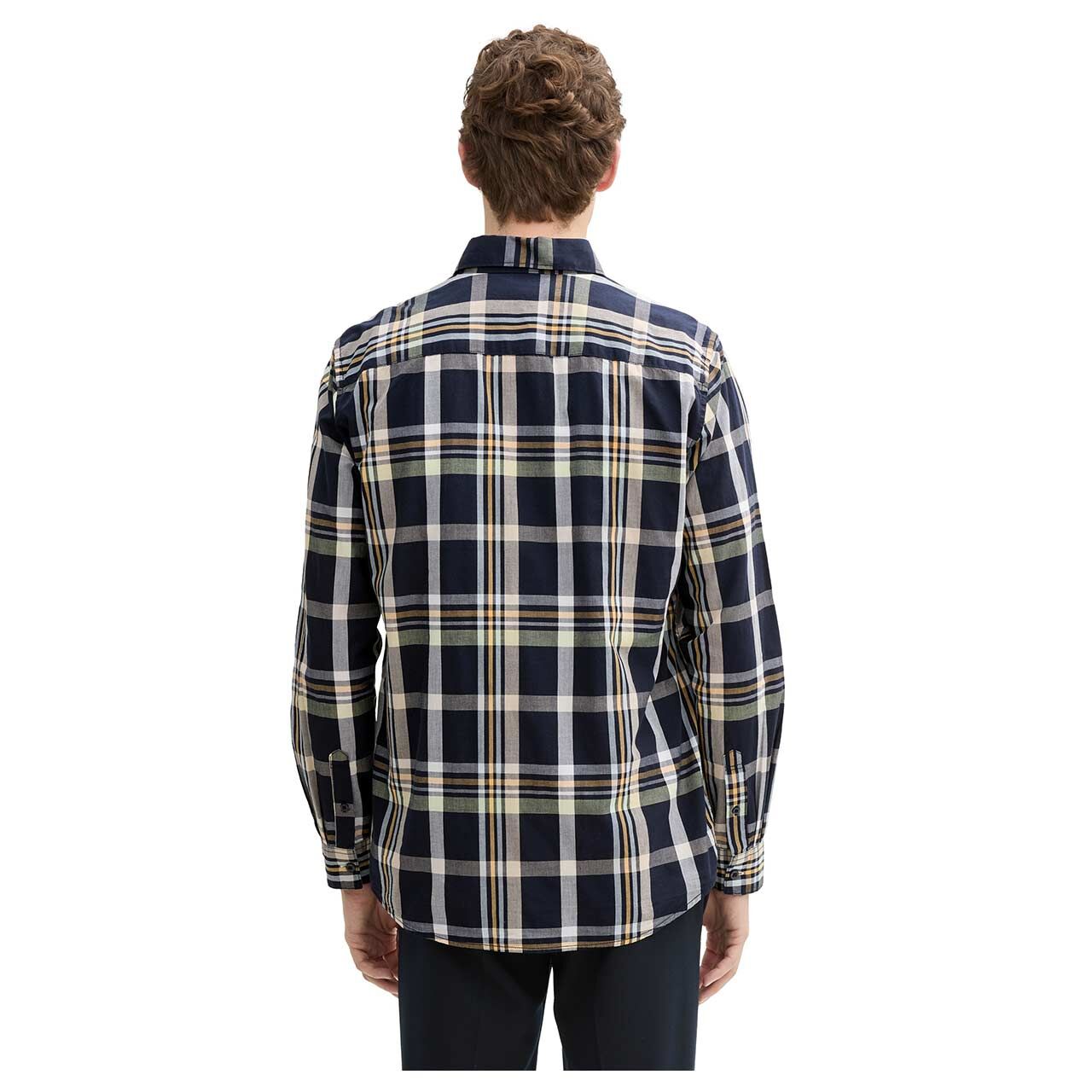 Tom Tailor Herren Hemd navy multicolor check