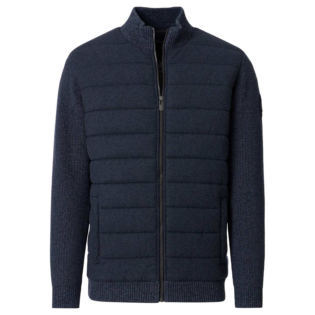 Casa Moda Herren Strickjacke anthracite blue melange