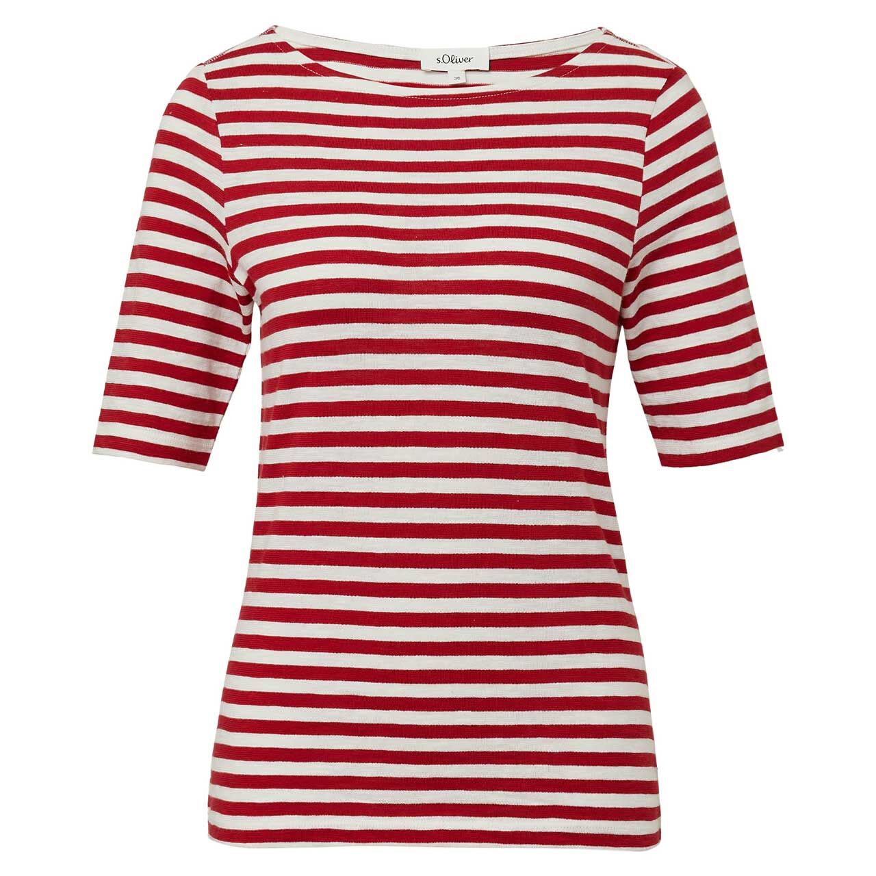s.Oliver Damen T-Shirt chili pepper stripes 