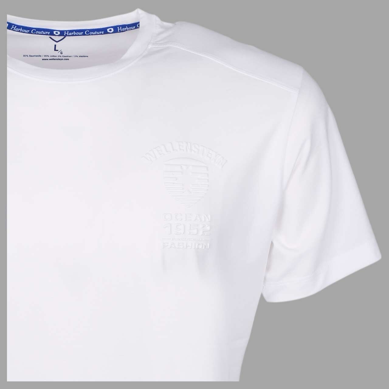 Herren T-Shirt von Wellensteyn in Weiß, detaillierte Vorderansicht