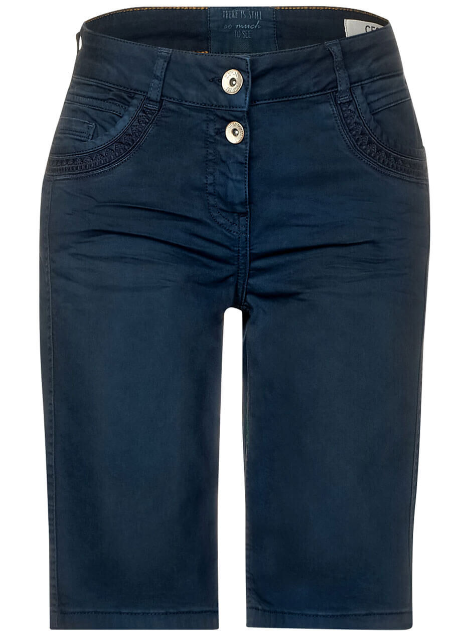 Cecil Jeans New York Shorts für Damen in Dunkelblau, FarbNr.: 10128