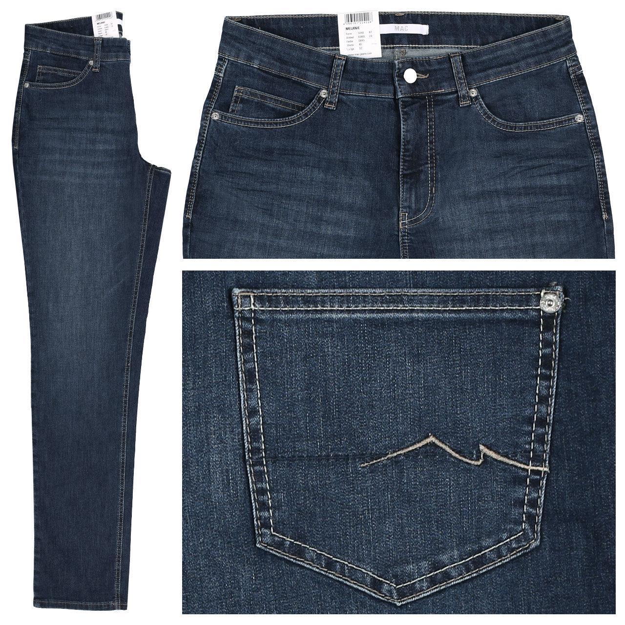 mac-jeans-melanie-darkblueusedbuffy-d845 MAC Jeans Melanie für Damen in Dunkelblau verwaschen, FarbNr.: D845