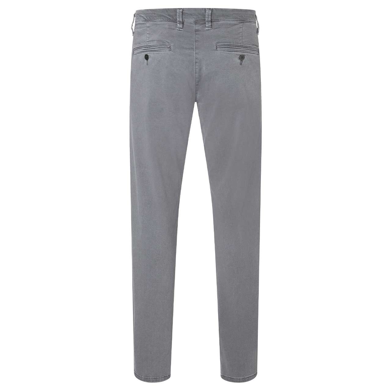 Herren Chino Baumwollhose Flexx Driver Pants von MAC in Grau, Rückansicht