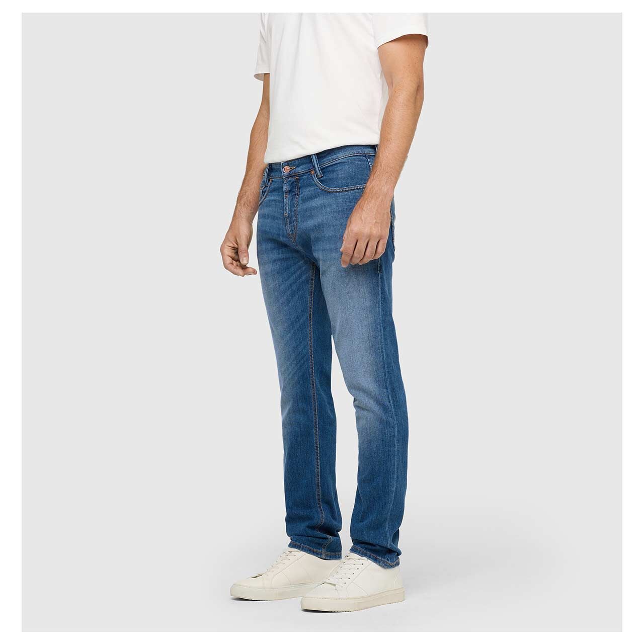 MAC Arne Pipe Jeans hemp mid blue authentic wash