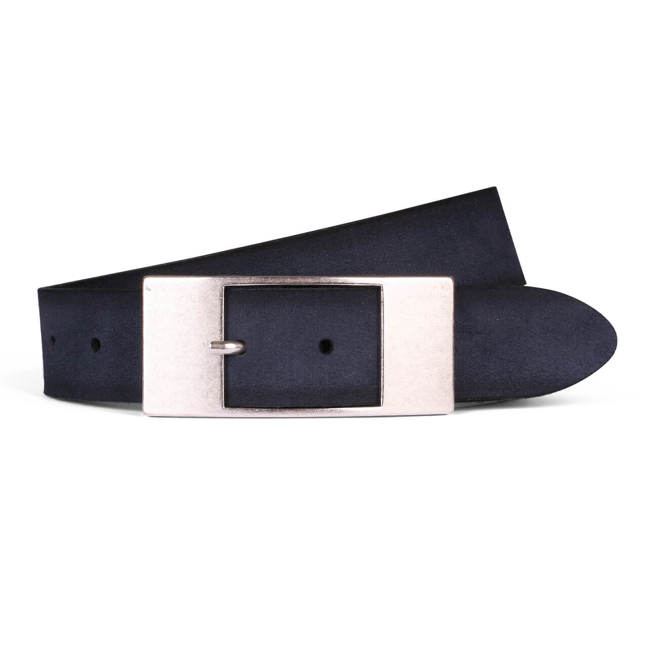 Bernd Götz Damen Velours Ledergürtel navy Bernd Götz Damen Velours Ledergürtel navy