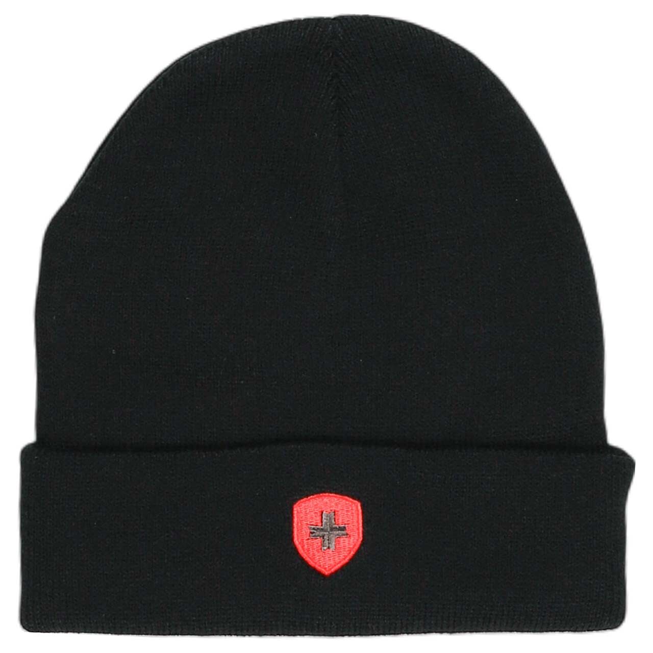Wellensteyn Hafenmütze black/red/anthracite
