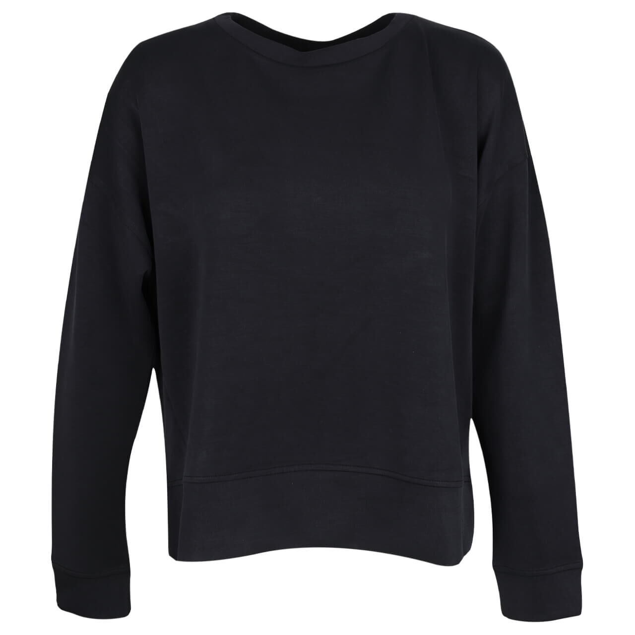 Comma Damen Sweatshirt soft black mat