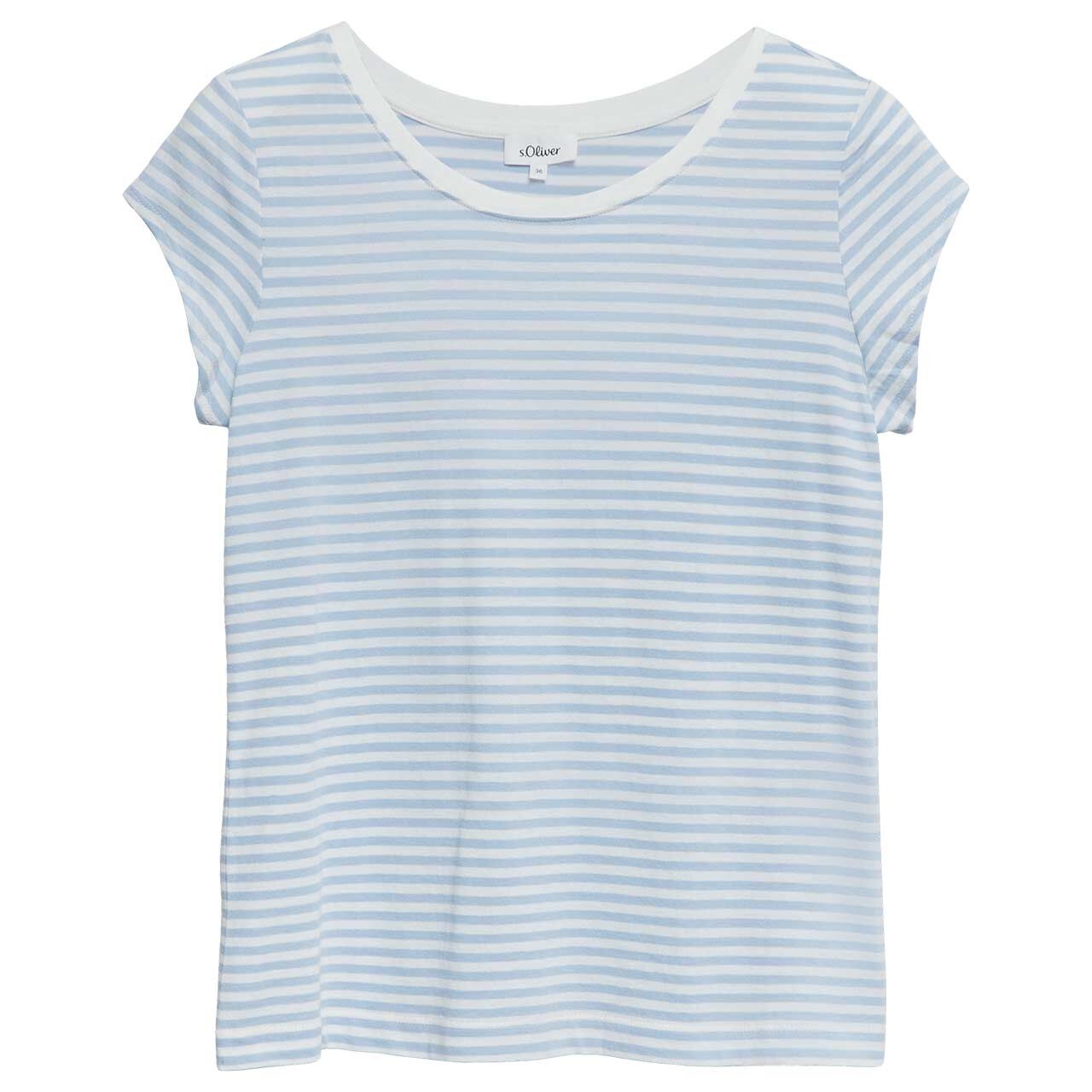 s.Oliver Damen T-Shirt coastal blue stripe