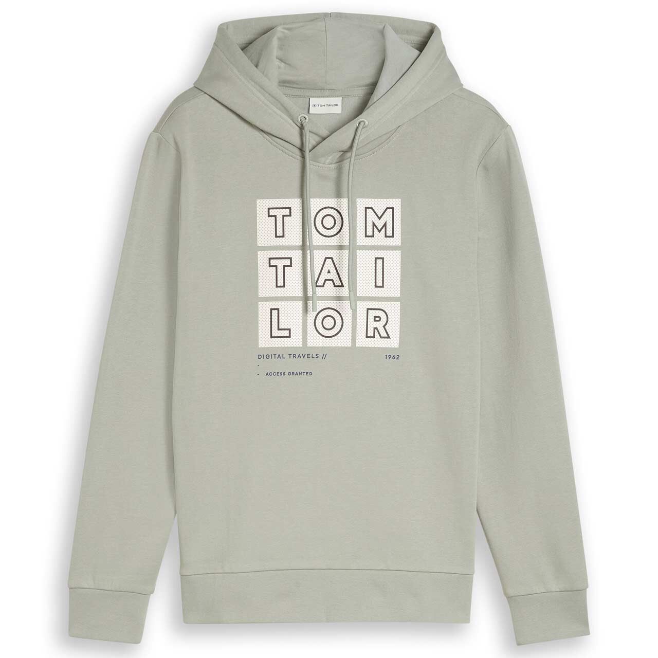 Tom Tailor Herren Hoodie Sweatshirt iron mint