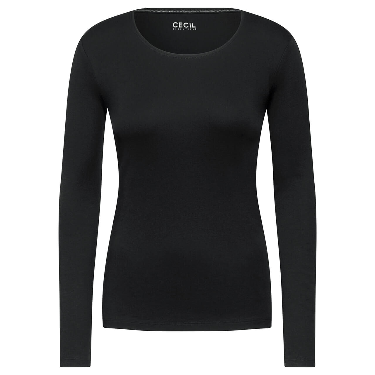 Cecil Damen Langarm Shirt Pia black