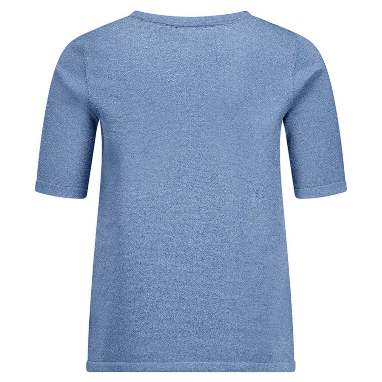 Damen Kurzam Pullover von Betty Barclay in Rauchblau, Rückansicht