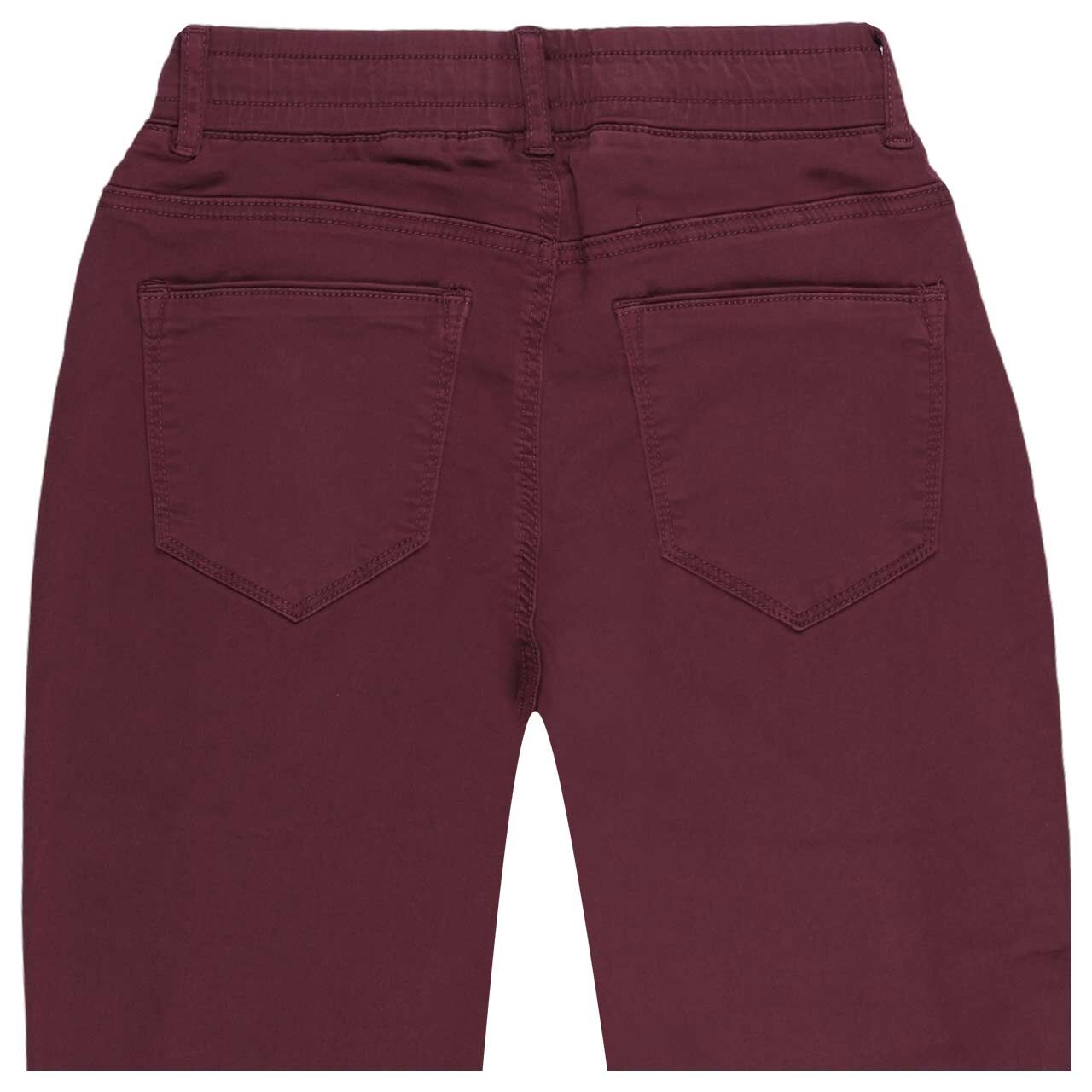 Damenhose Tessy Jogpants Ankle von Red Button in Weinrot, Rückansicht