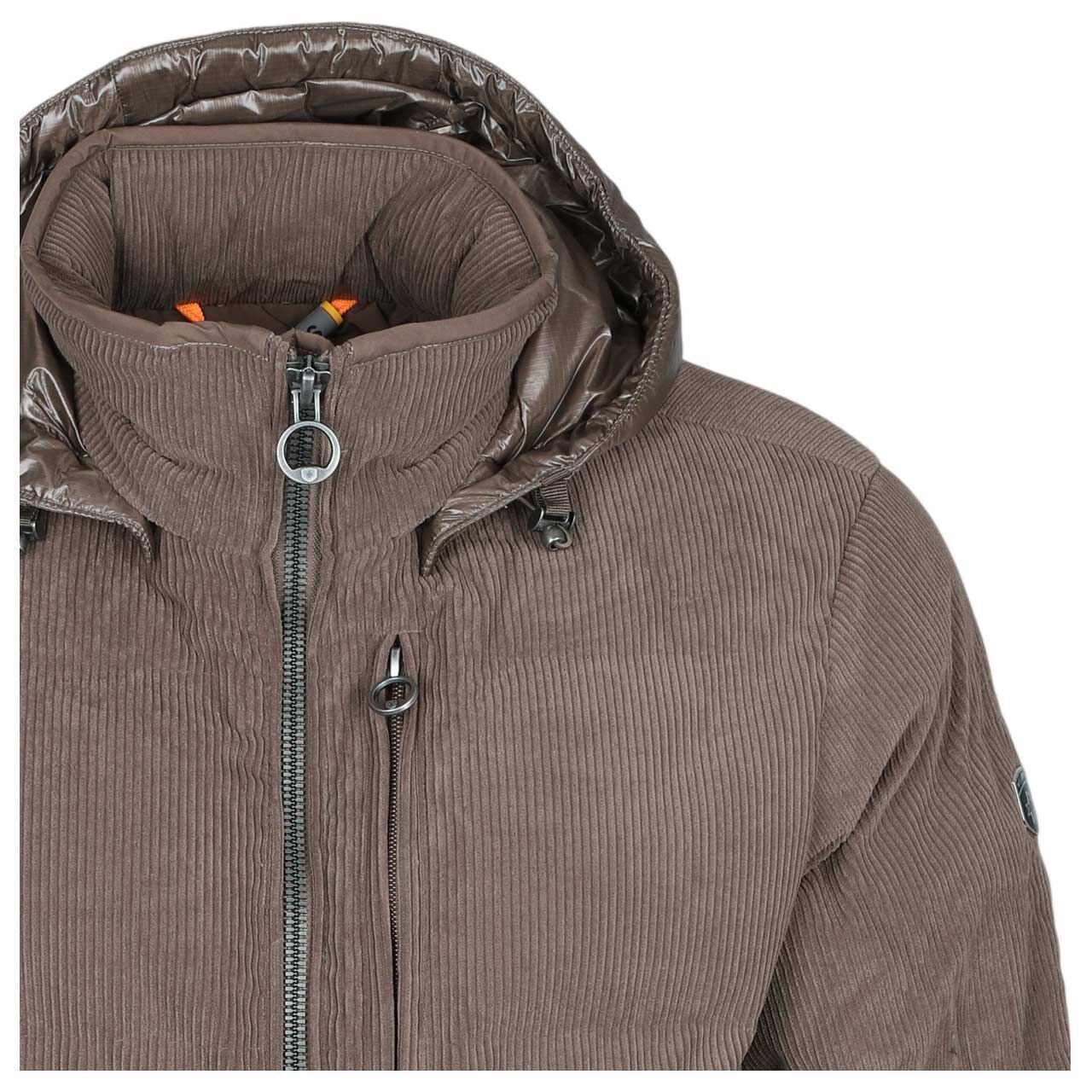 Herren Cord Jacke Boxton von Wellensteyn in Braun, detaillierte Vorderansicht