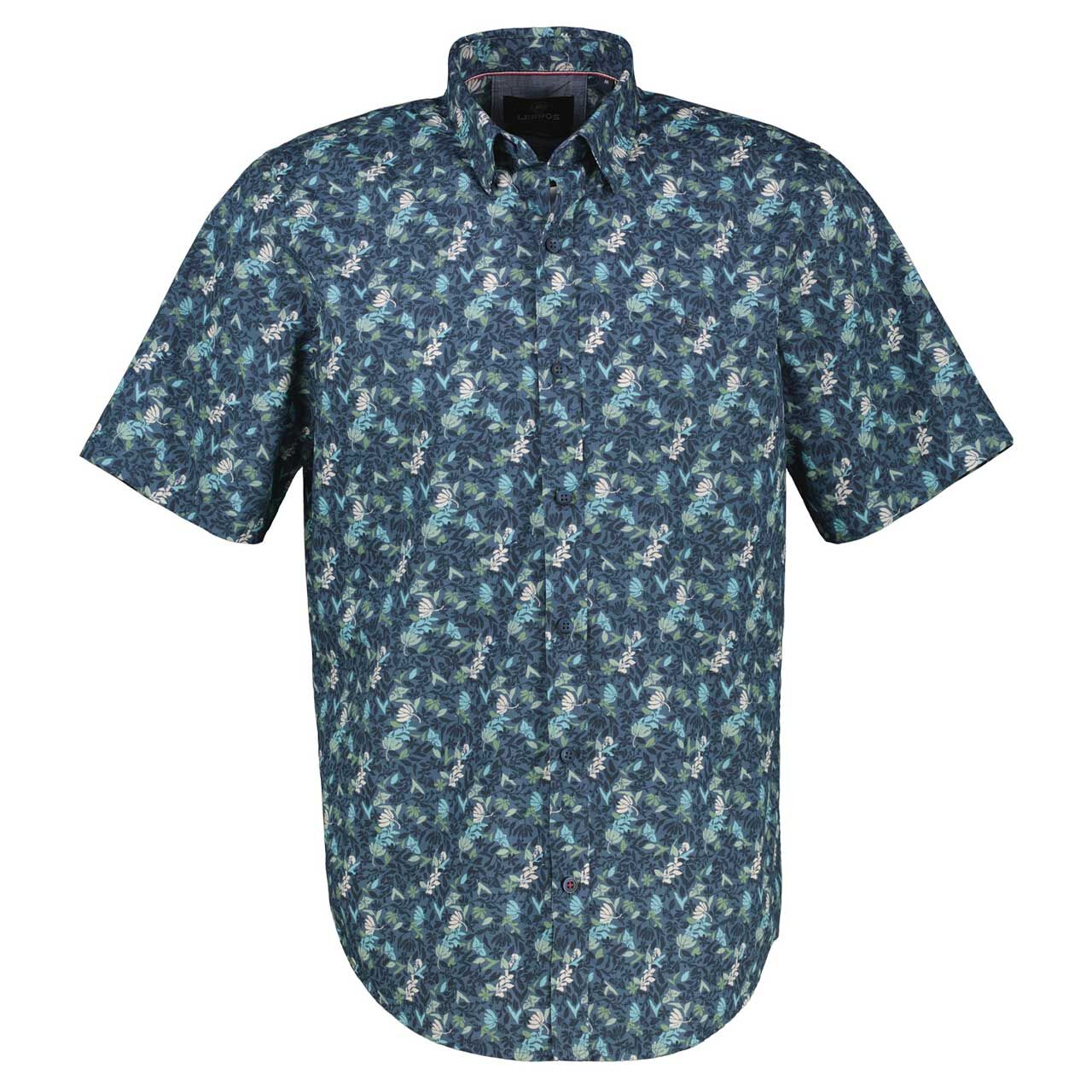Lerros Herren 1/2 Arm Hemd crispy blue printed Lerros Herren 1/2 Arm Hemd crispy blue printed