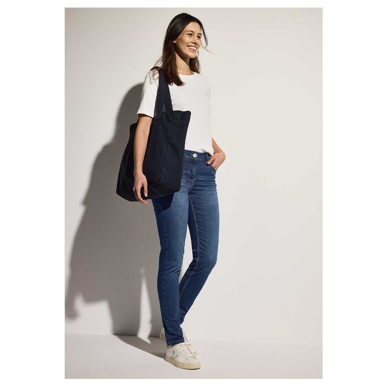 Cecil Toronto Jeans mid blue authentic wash