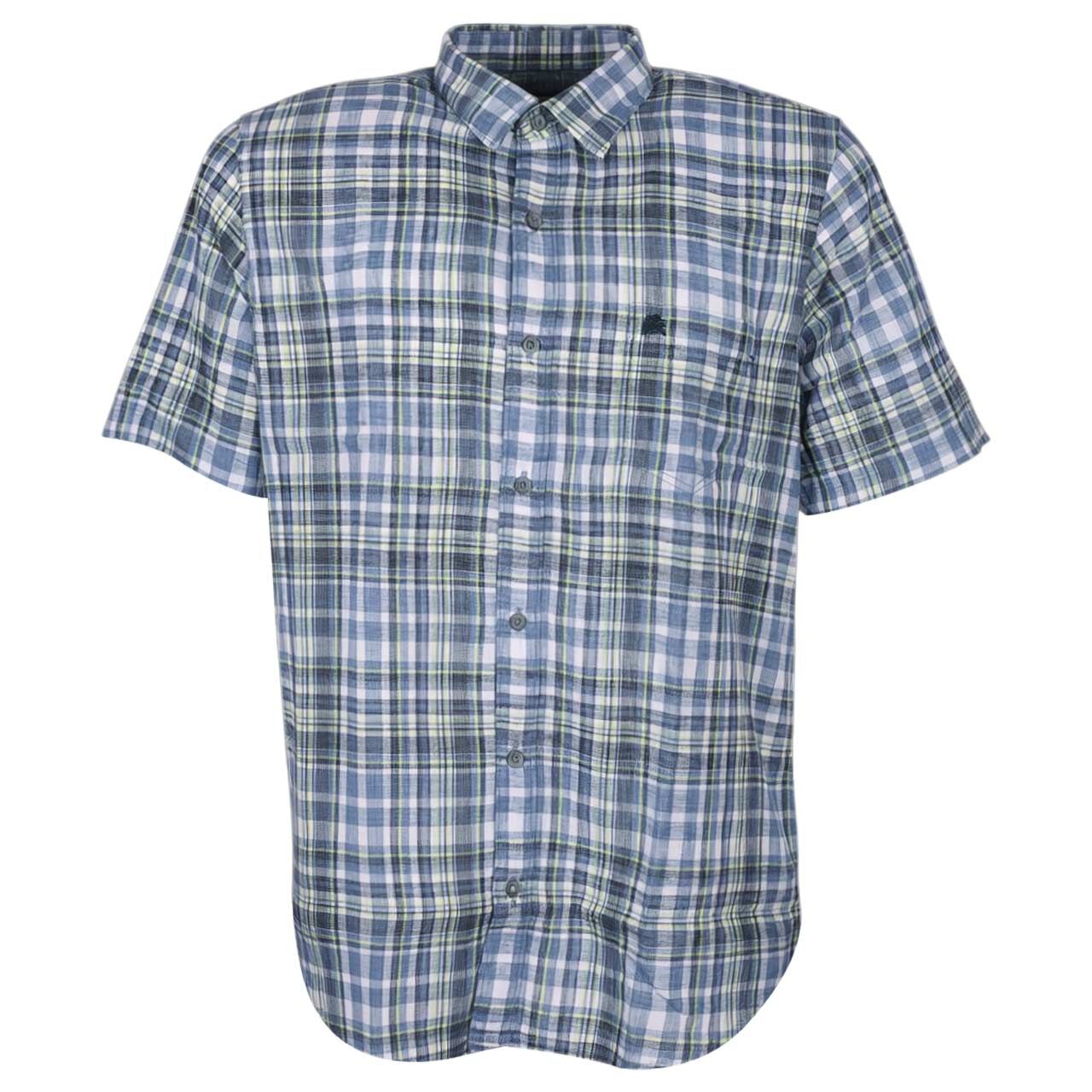 Lerros Herren 1/2 Arm Hemd classic navy check