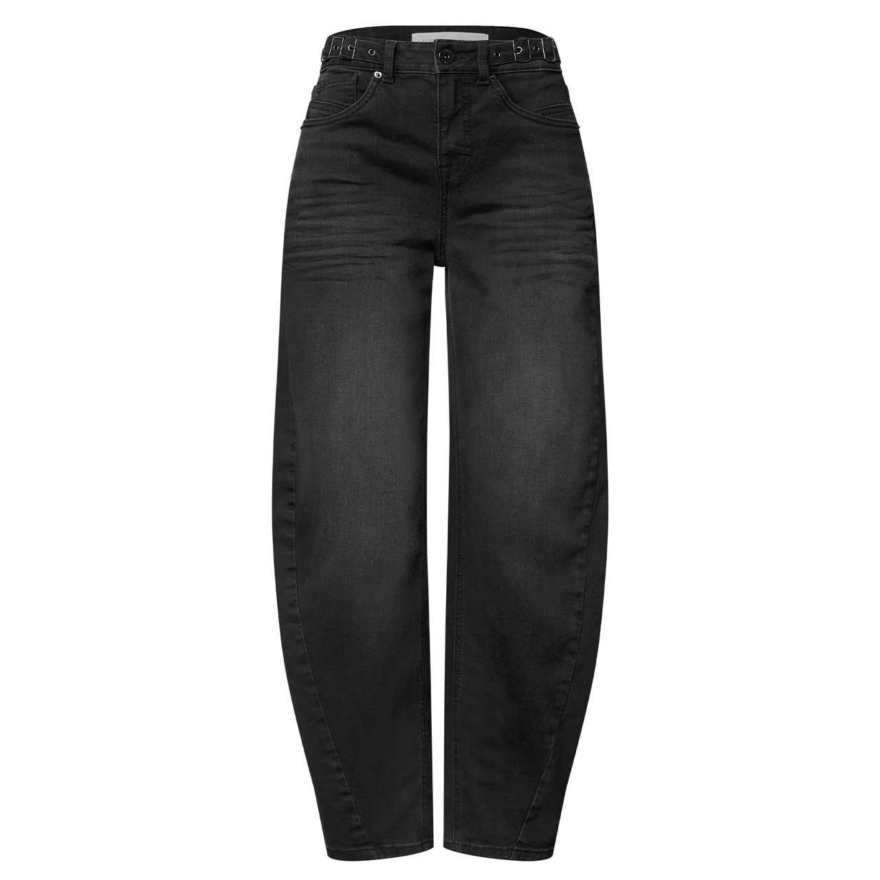 Street One Studio Mika Ankle Jeans relaxed black washed