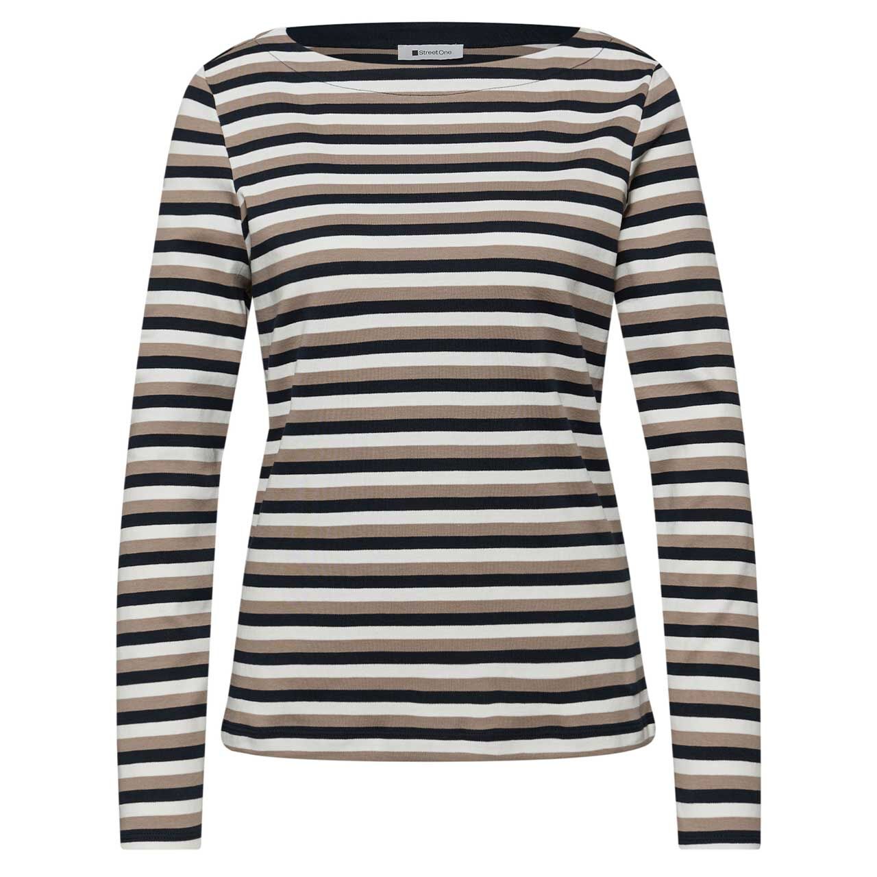 Street One Damen Langarm Shirt Multicolor U-Boat shadowed navy