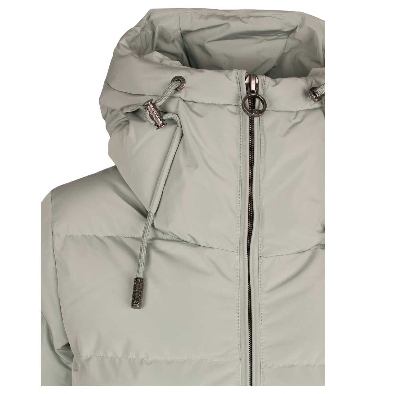 Damen Jacke Cordoba Short von Wellensteyn in Pastellgrün, Detailansicht Kragen