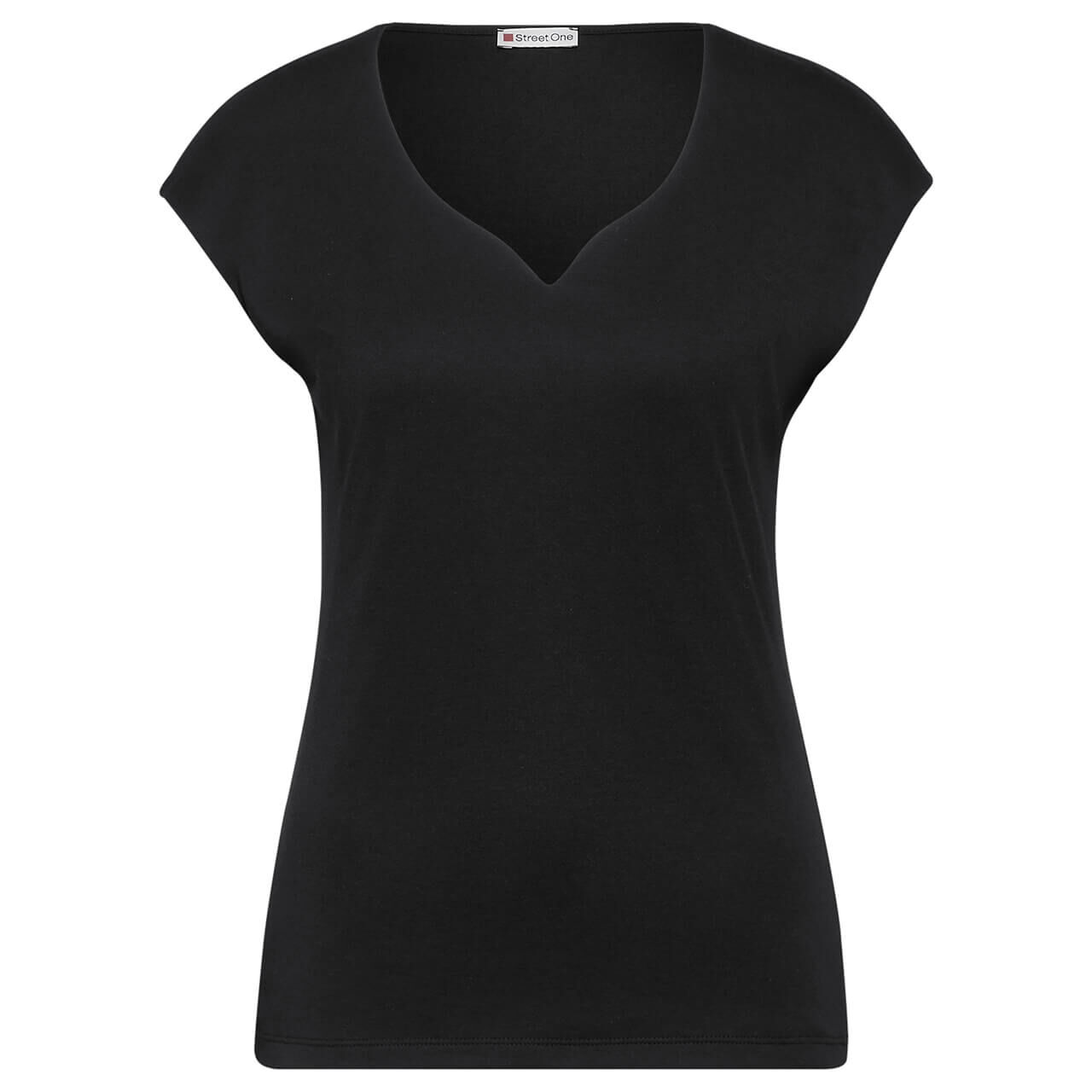 Street One Damen T-Shirt Ada smooth black Street One Damen T-Shirt Ada smooth black