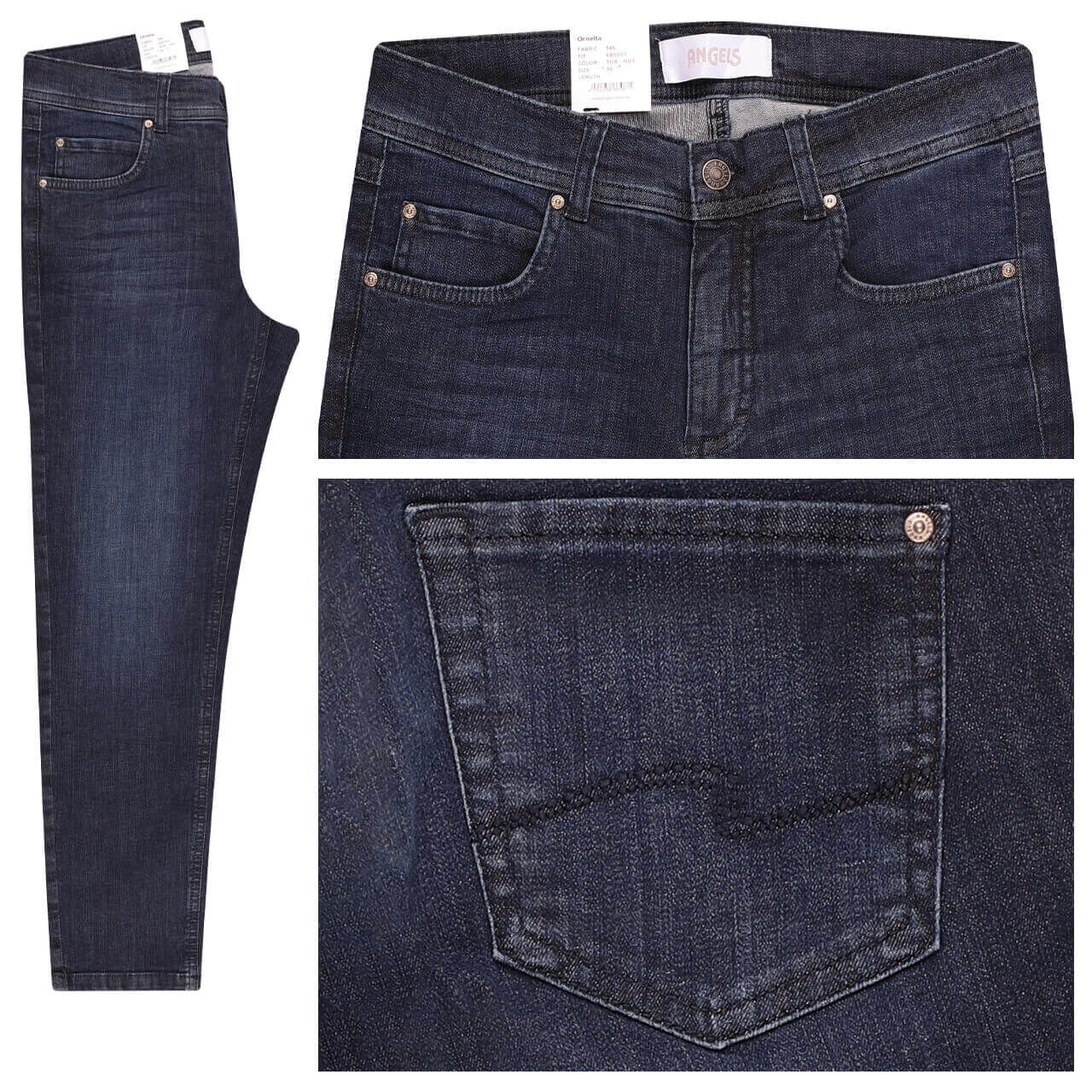 Angels Ornella 7/8 Jeans stone used buffi Angels Ornella 7/8 Jeans stone used buffi